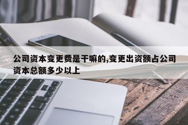 公司资本变更费是干嘛的,变更出资额占公司资本总额多少以上